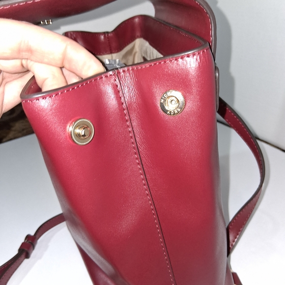 MICHAEL Michael Kors Maroon Mott Backpack - Picture 12 of 14